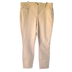 NYDJ FOR CHICO’S PARISPINK SKINNY ANKLE JEANS SIZE 16
